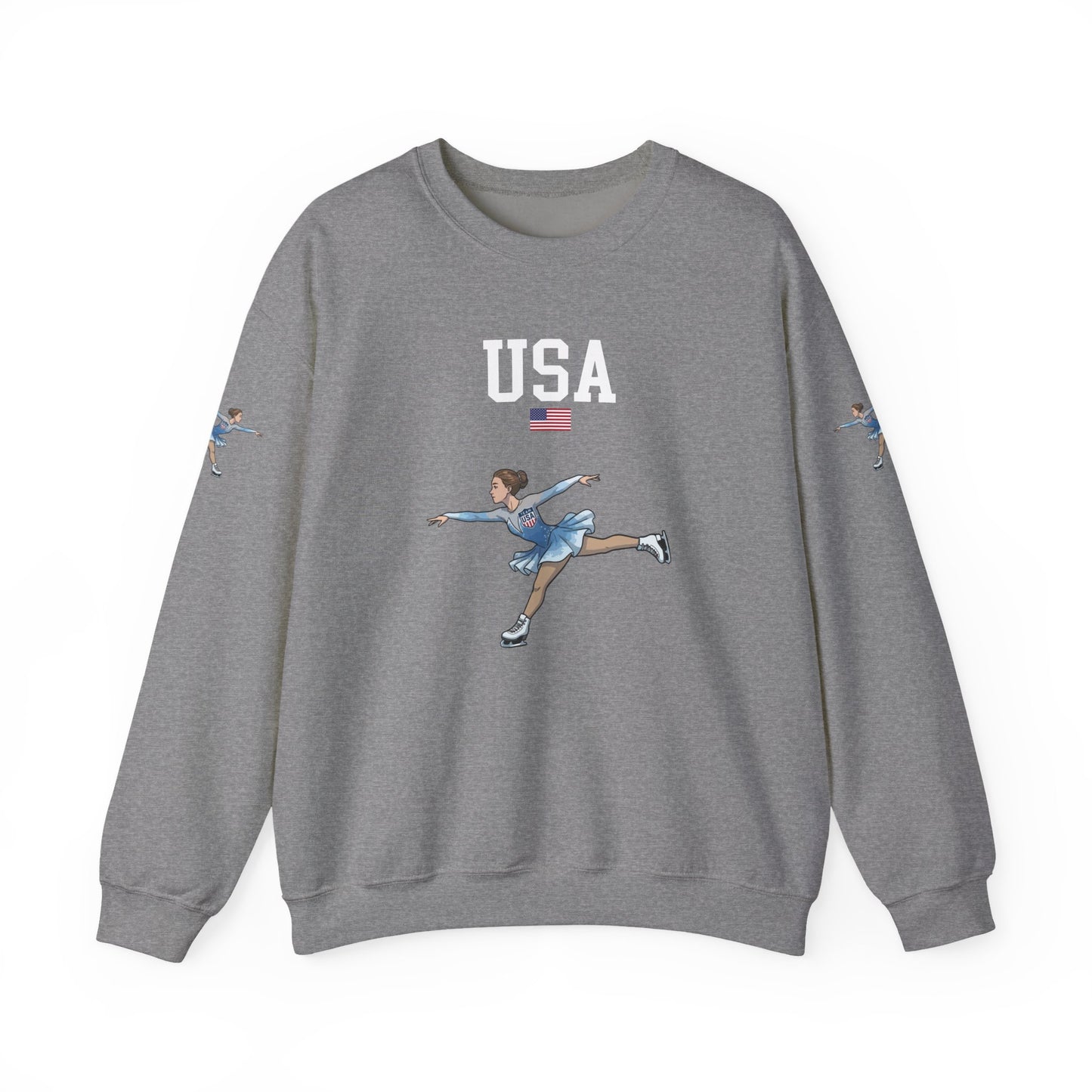 Princess Grace  TEAM USA  Unisex Heavy Blend  Crewneck Sweatshirt