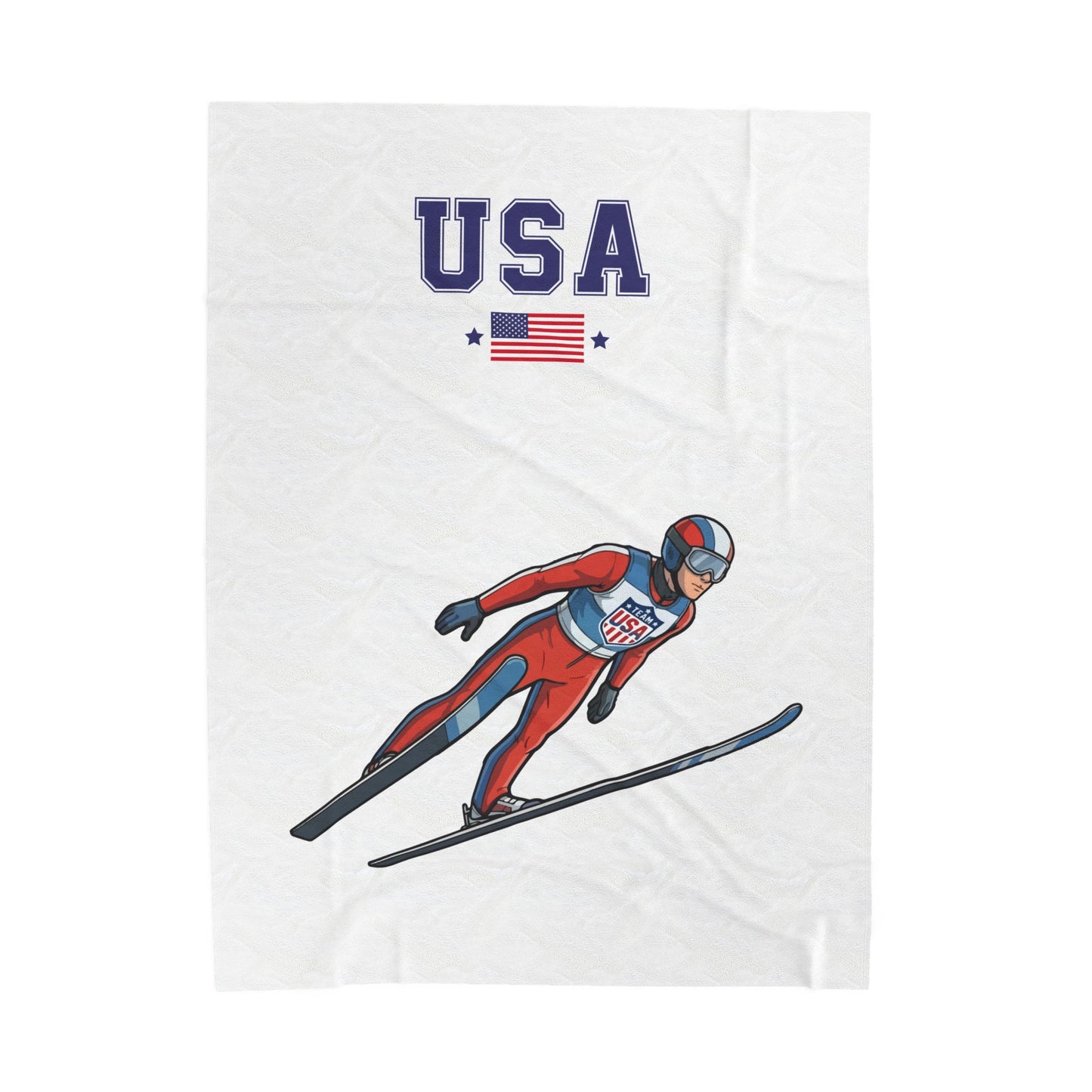 Princess Grace  TEAM USA  Velveteen Plush Blanket