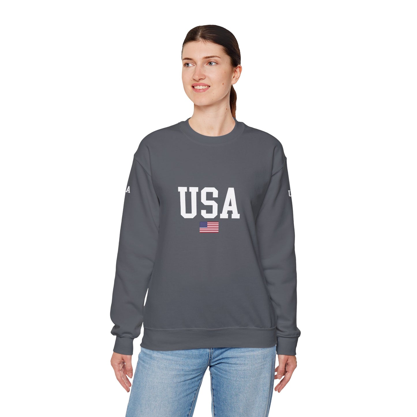 Princess Grace TEAM USA  Unisex Heavy Blend Crewneck Sweatshirt