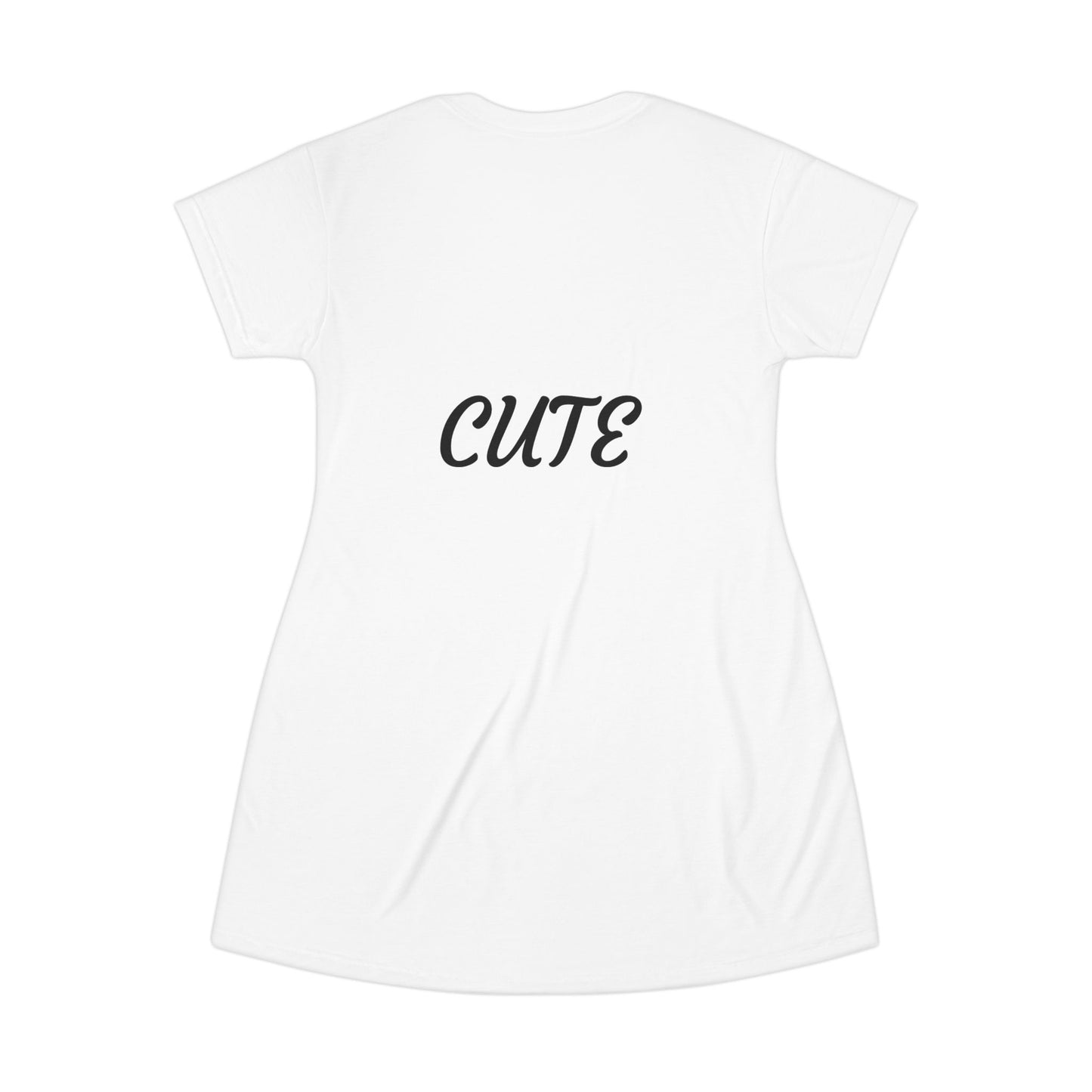 Princess Grace  Cute Chic T-Shirt Dress  Stylish & Comfortable Casual Wear