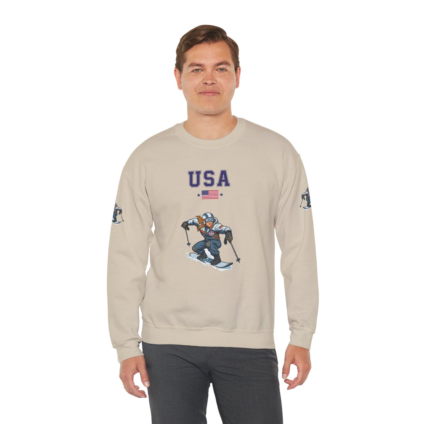 Princess Grace  TEAM USA  Unisex Heavy Blend  Crewneck Sweatshirt