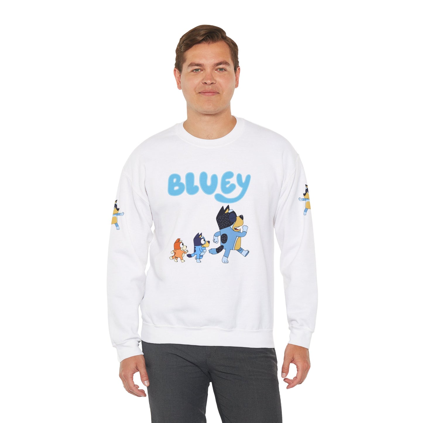 Princess Grace  Bluey Family Unisex Crewneck Sweatshirt Cozy Cartoon Apparel