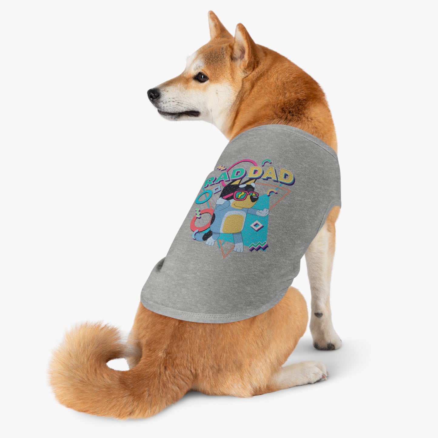 Princess Grace  BLUEY Rad Dad Pet Tank Top  Fun & Stylish Dog Apparel