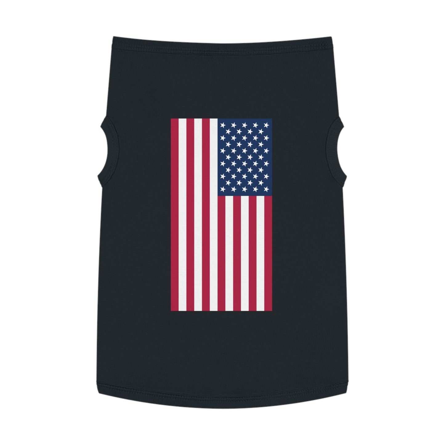 Princess Grace  American Flag Pet Tank Top Comfortable Patriotic Apparel for Dogs