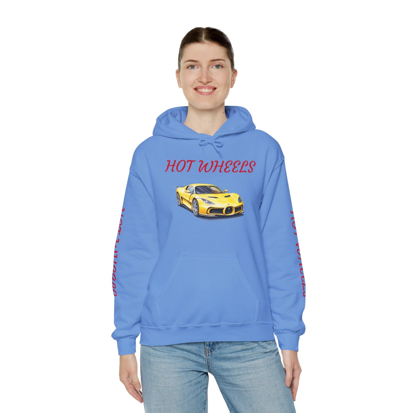 Princess Grace  Hot Wheels Unisex Hooded Sweatshirt Racing Style for Car Enthusiasts