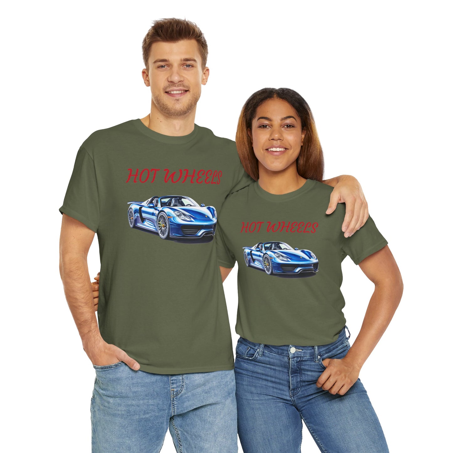 Princess Grace  Hot Wheels Unisex Heavy Cotton Tee Perfect Gift for Car Enthusiasts