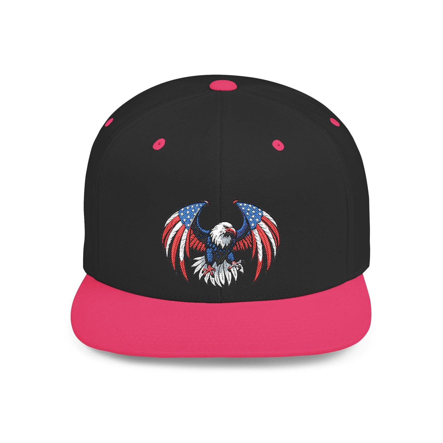 Princess Grace  Patriotic Eagle Flat Bill Snapback Hat