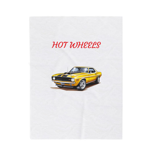 Princess Grace  Vintage Hot Wheels Plush Blanket for Car Lovers