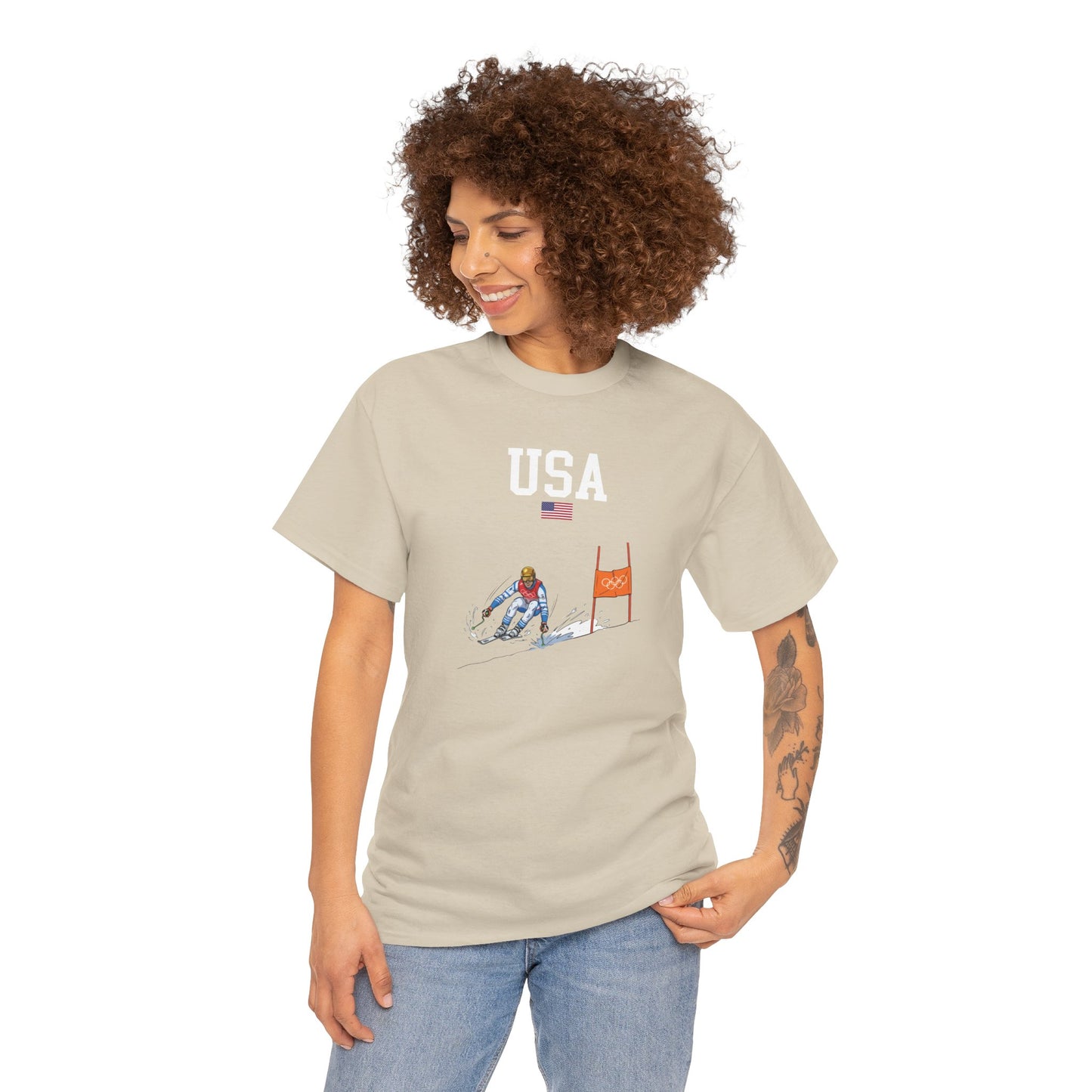 Princess Grace  TEAM USA  Unisex Heavy Cotton Tee