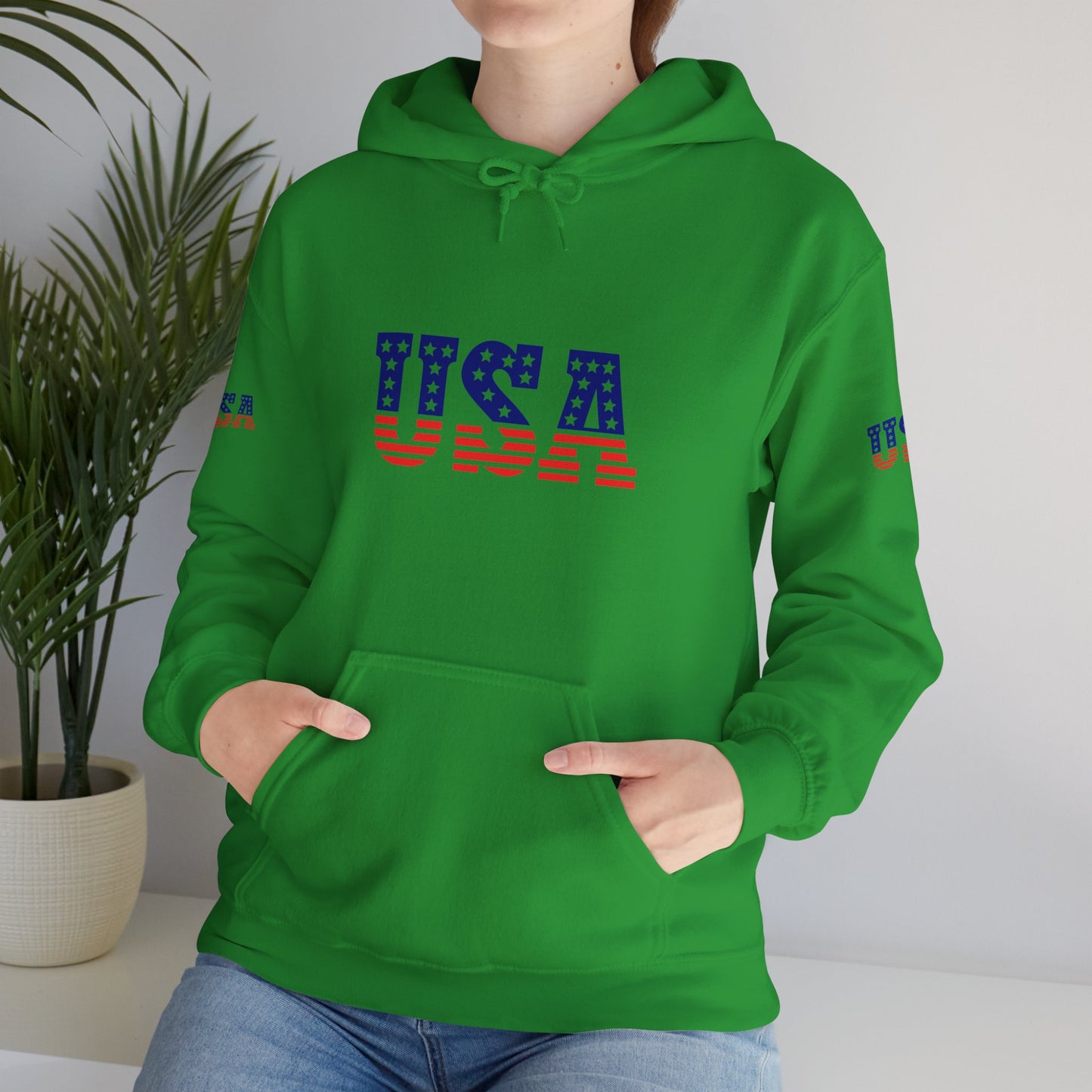 Princess Grace  TEAM USA  Unisex Heavy Blend  Hooded Sweatshirt  Patriotic Eagle Design