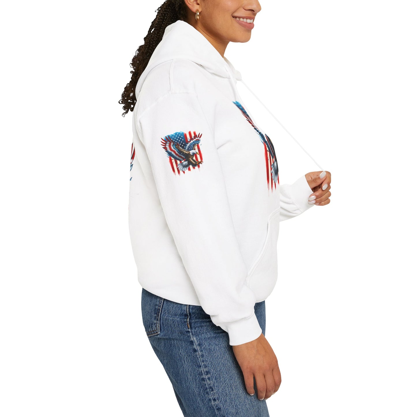 Princess Grace Patriotic Unisex Heavy Blend Hooded Sweatshirt