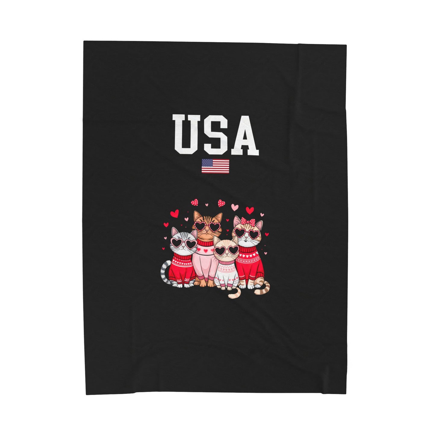 Princess Grace  TEAM USA  Velveteen Plush Blanket