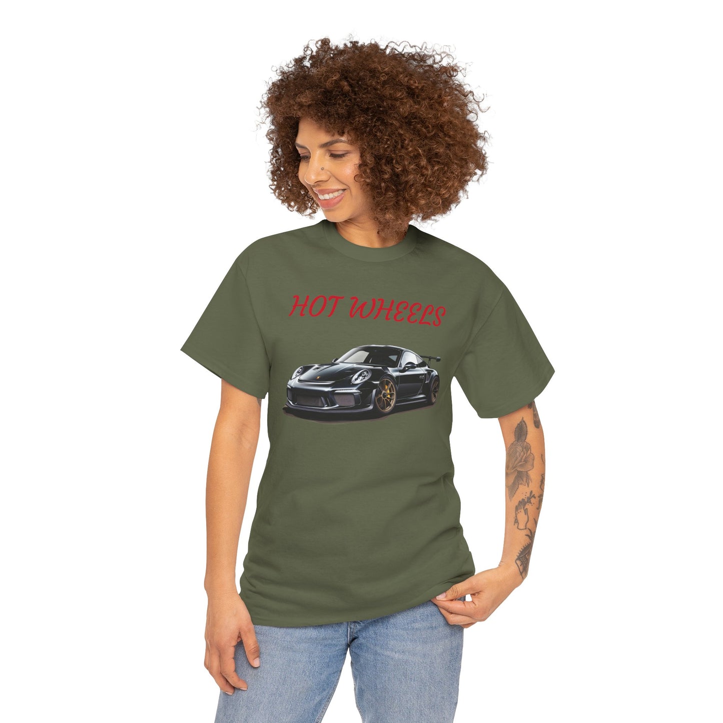 Princess Grace  Hot Wheels Unisex Heavy Cotton Tee Perfect for Car Enthusiasts