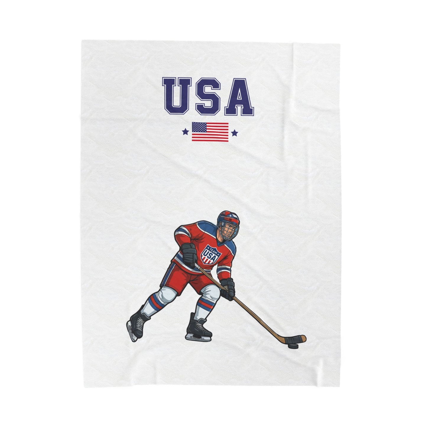Princess Grace  TEAM USA  Velveteen Plush Blanket