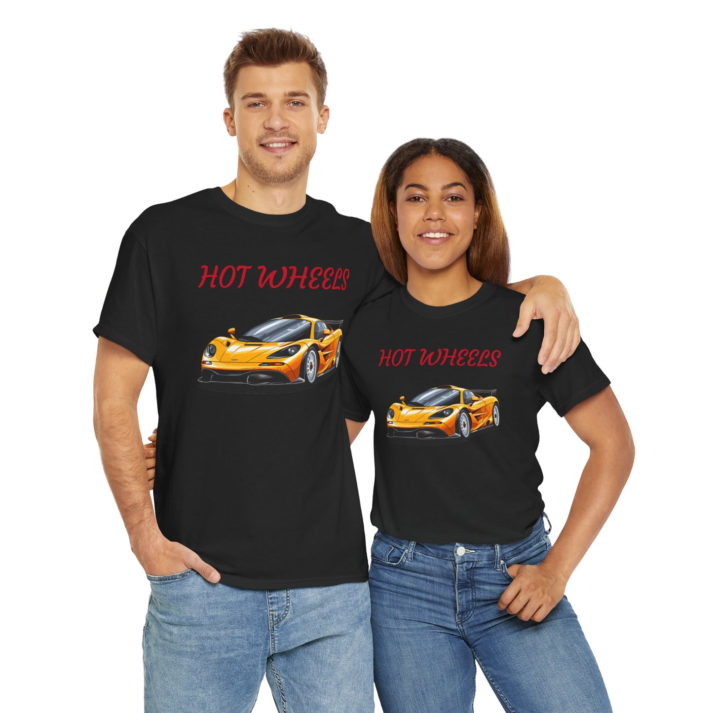 Princess Grace  Hot Wheels Unisex Heavy Cotton Tee Cool Car Graphic T-Shirt for Enthusiasts