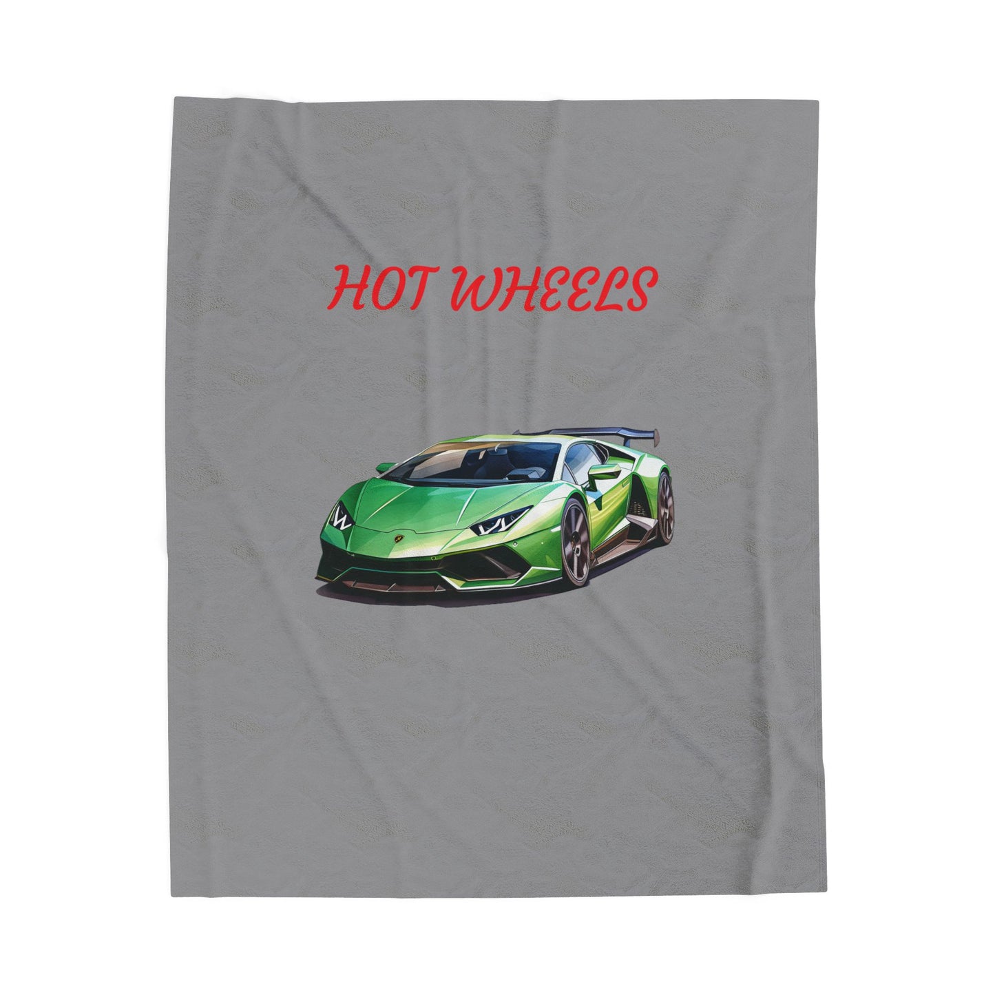 Princess Grace  Hot Wheels Velveteen Plush Blanket   Cozy Car Themed Throw for Kids and Car Enthusiasts