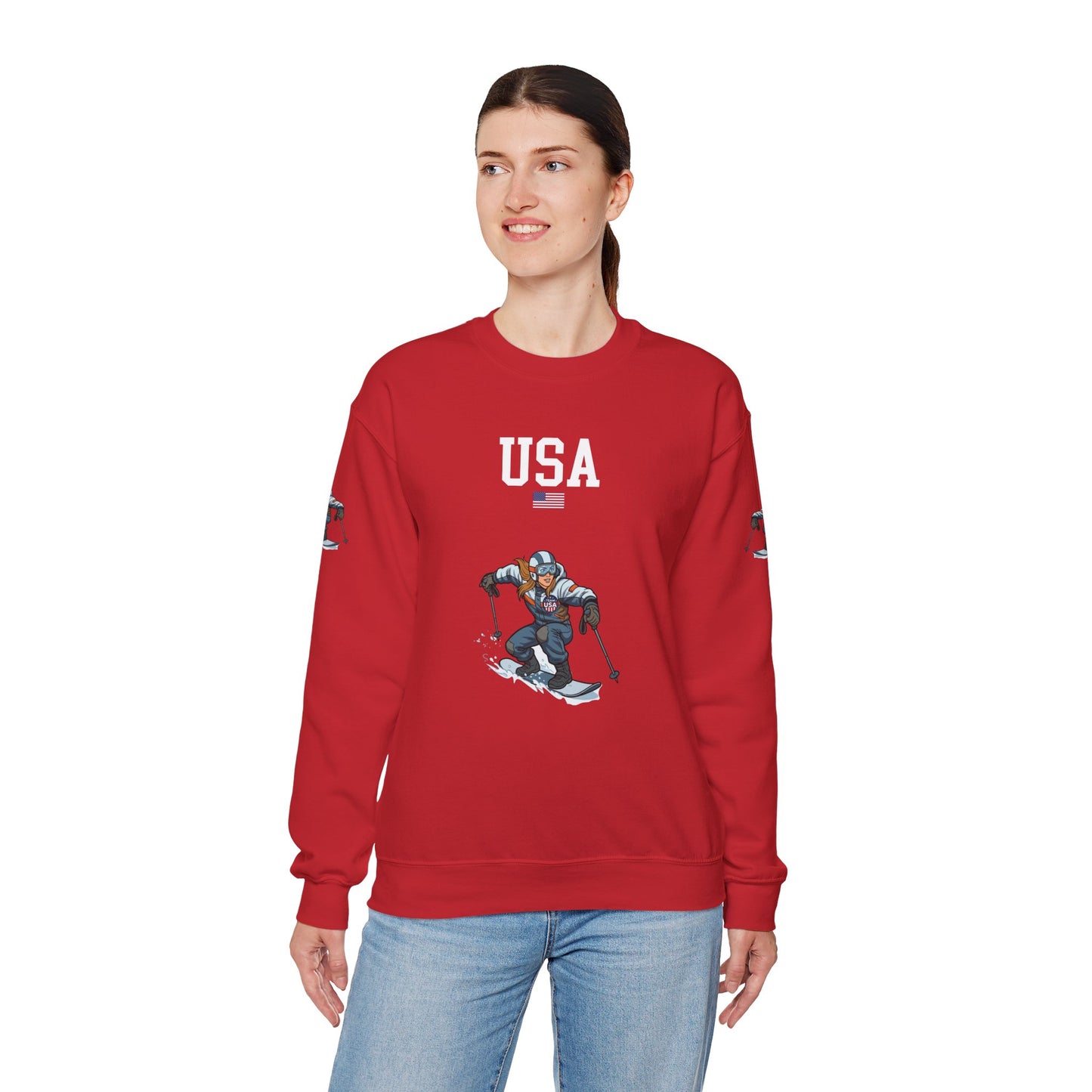 Princess Grace  TEAM USA  Unisex Heavy Blend  Crewneck Sweatshirt