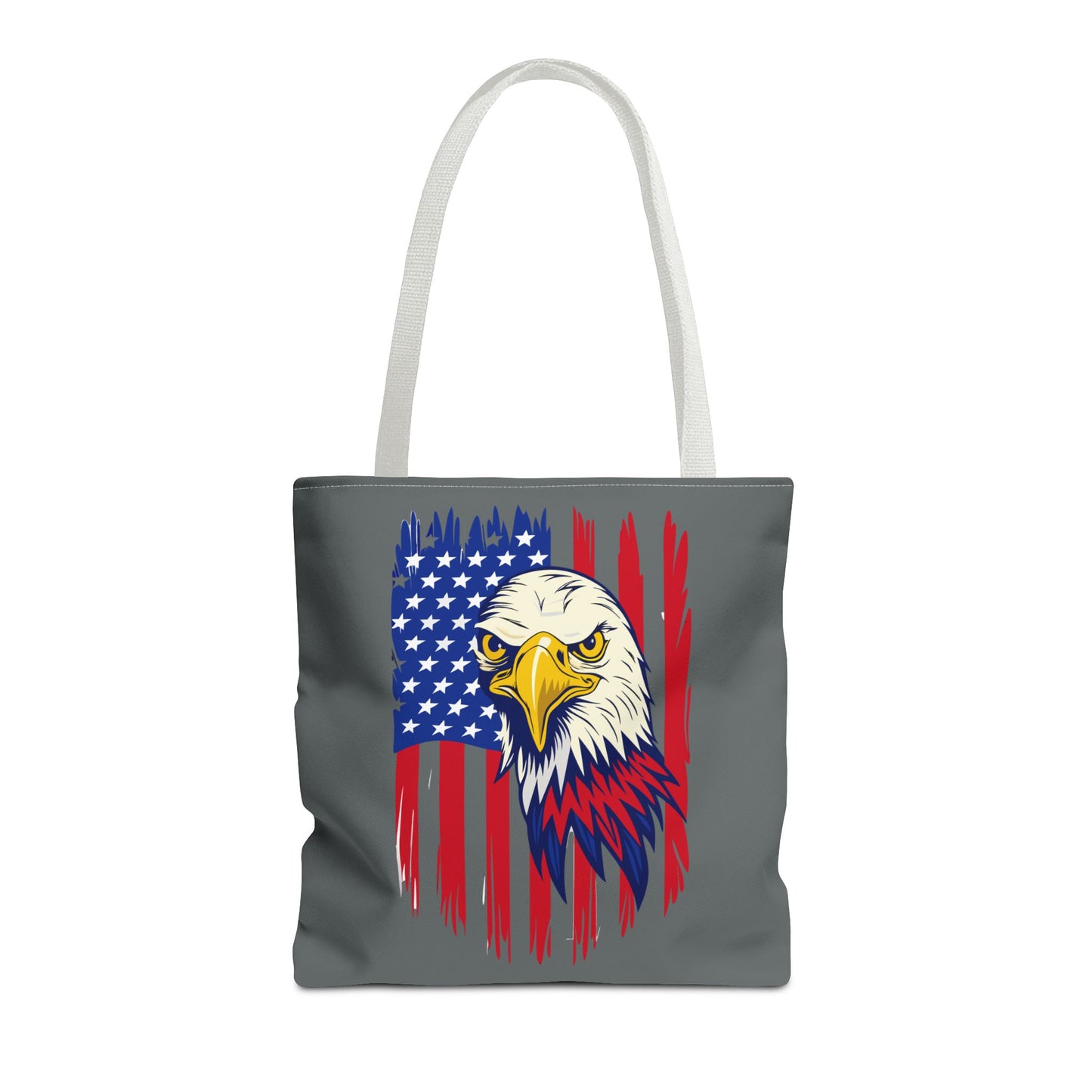 Princess Grace  Patriotic Eagle Tote Bag  American Flag Design