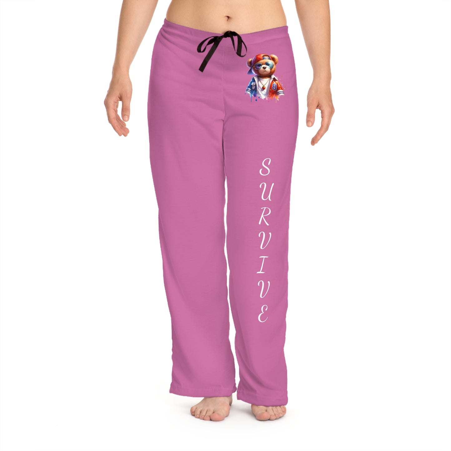 Princess Grace Survive  Pink Pajama Pants for Cozy Nights