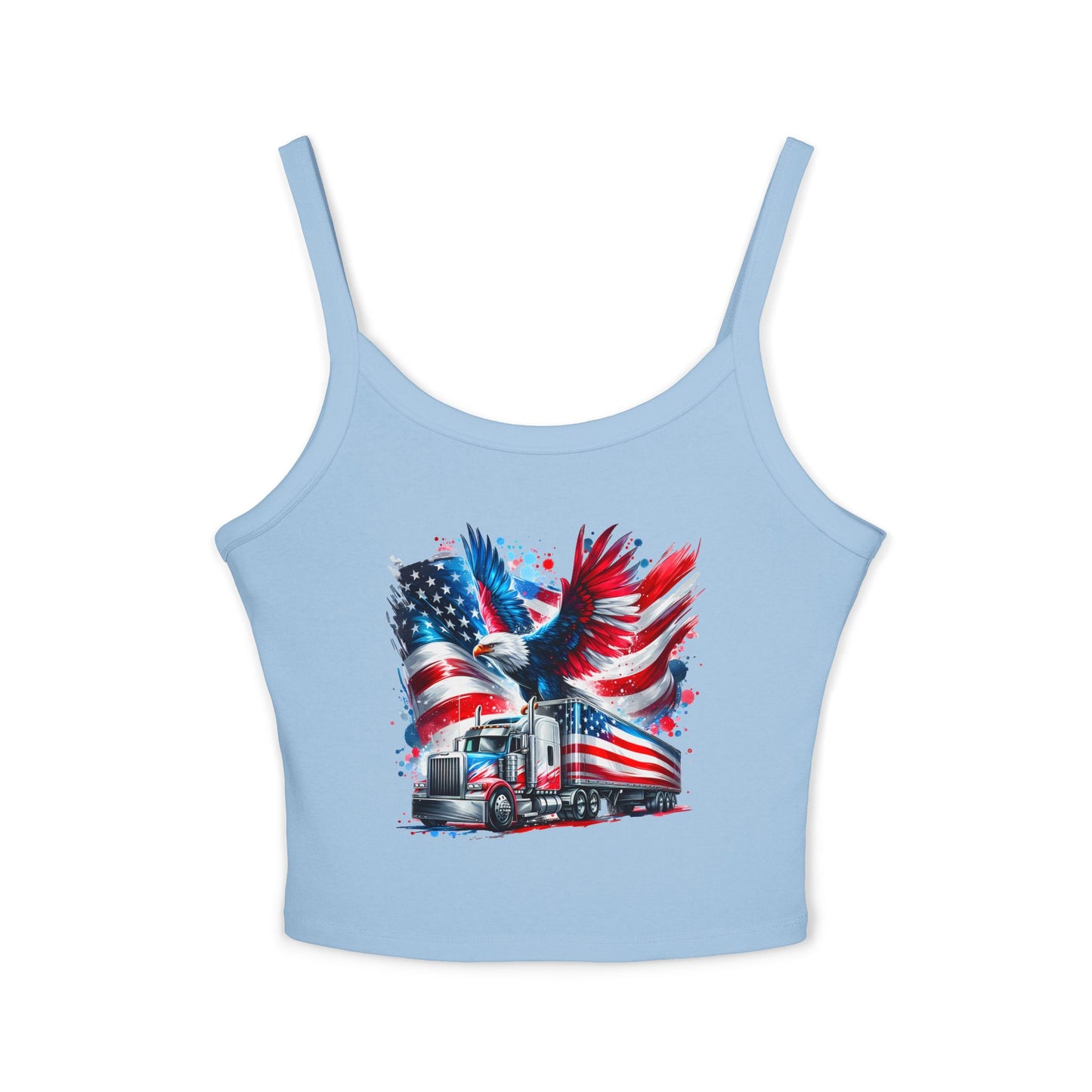 Princess Grace  USA Truck Women's Spaghetti Strap Tank Top