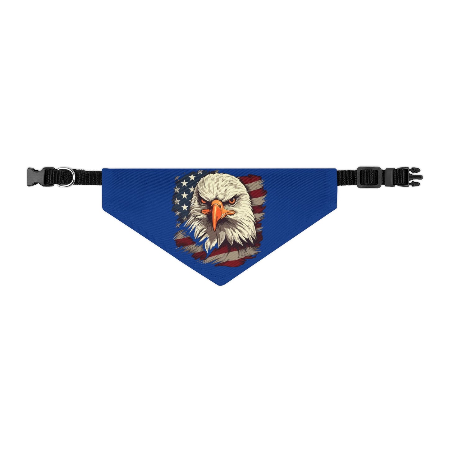 Princess Grace  Patriotic Eagle Pet Bandana Collar for Dogs  USA Flag Design