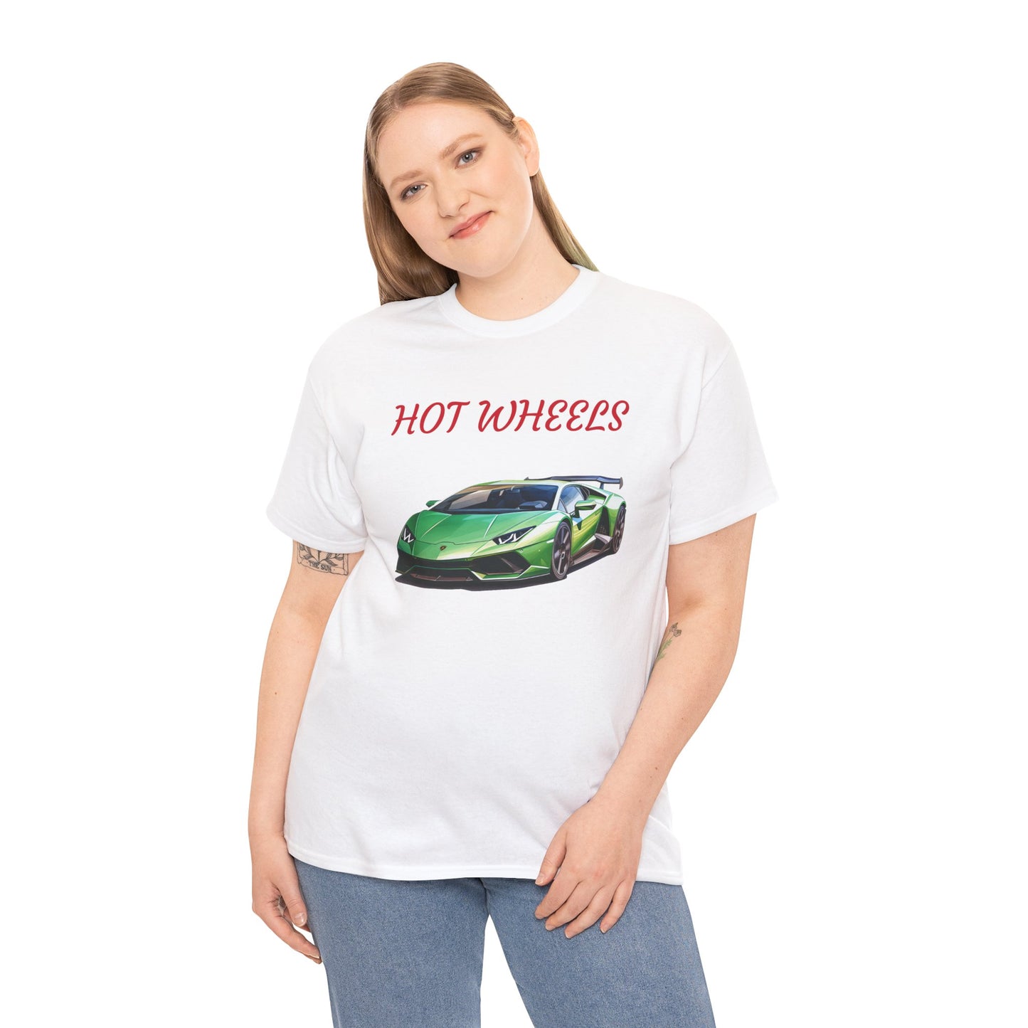 Princess Grace  Hot Wheels Unisex Heavy Cotton Tee Car Enthusiast Graphic T-Shirt