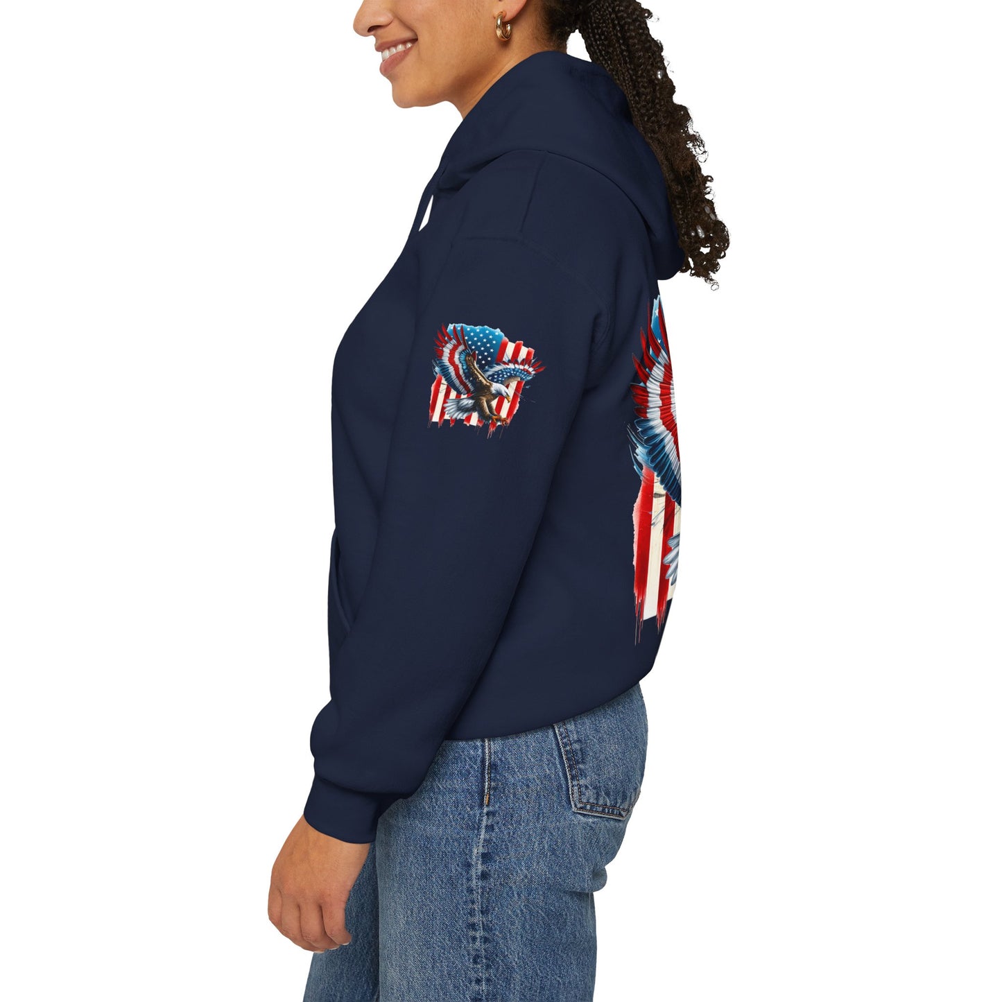 Princess Grace Patriotic Unisex Heavy Blend Hooded Sweatshirt