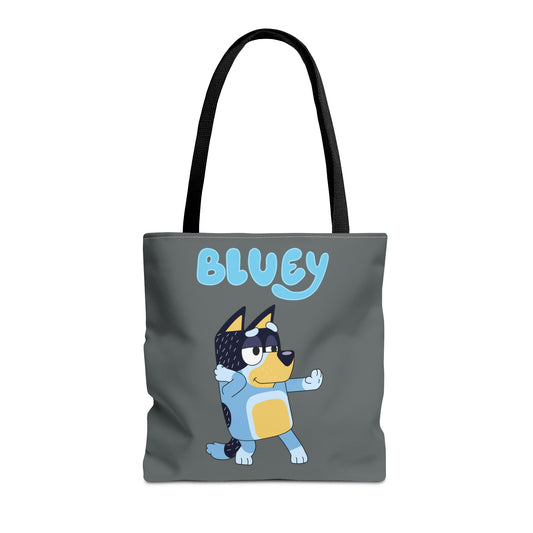 Princess Grace  Cute Bluey Cartoon Tote Bag Perfect for Kids and Dog Lovers