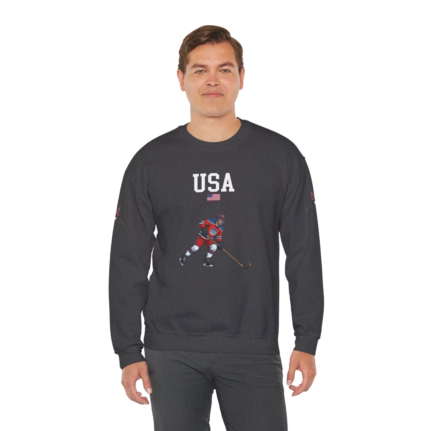 Princess Grace  TEAM USA  Unisex Heavy Blend Crewneck Sweatshirt