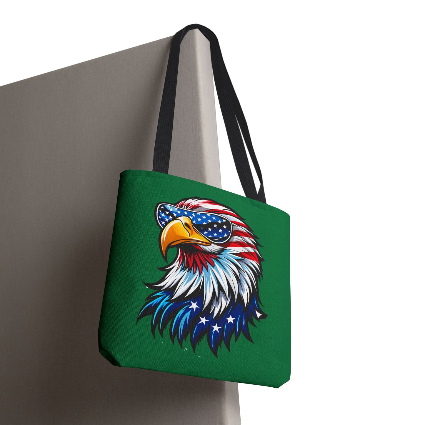 Princess Grace  American Eagle Tote Bag  Patriotic Eagle Design for Independence Day & Everyday Use