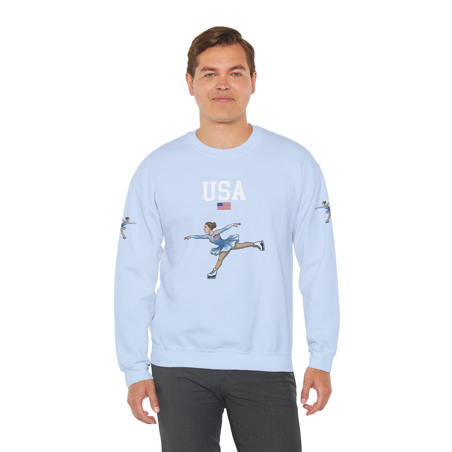 Princess Grace  TEAM USA  Unisex Heavy Blend  Crewneck Sweatshirt