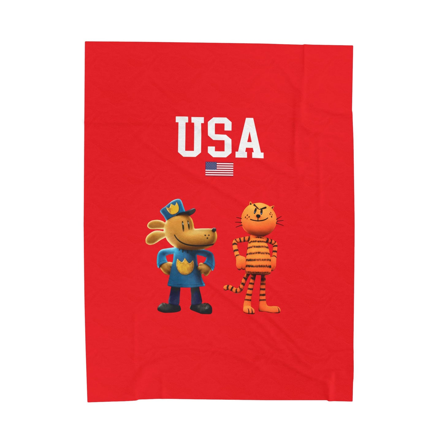 Princess Grace  TEAM USA  Velveteen Plush Blanket