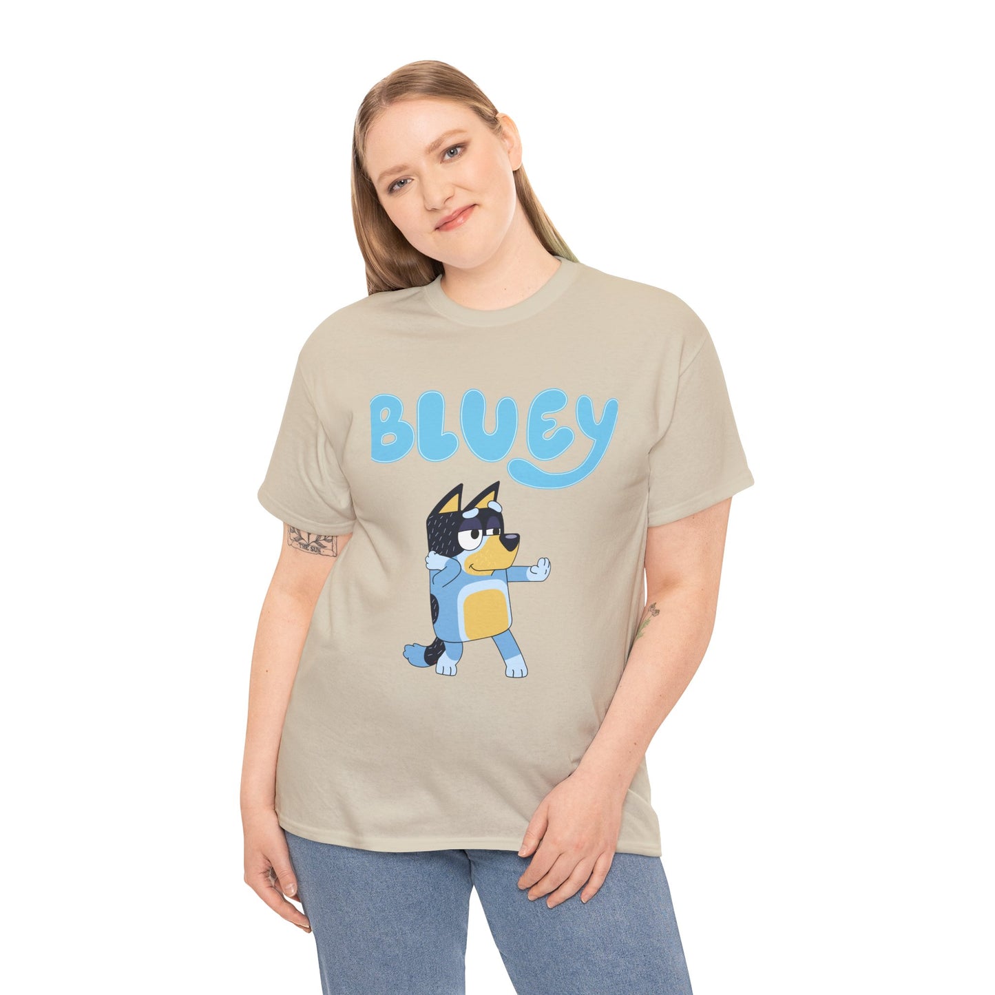 Princess Grace  Bluey Unisex Heavy Cotton Tee  Fun & Playful Kids Shirt