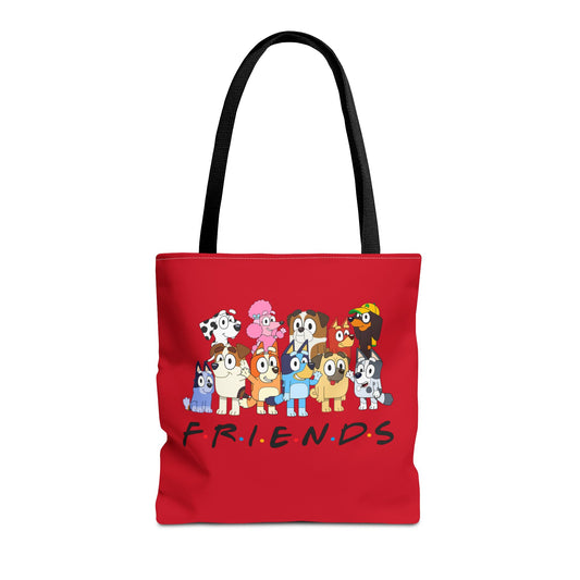 Princess Grace  Colorful Cartoon Friends Tote Bag Perfect for Animal Lovers and Everyday Use