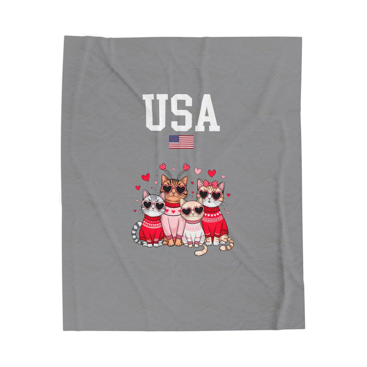 Princess Grace  TEAM USA  Velveteen Plush Blanket