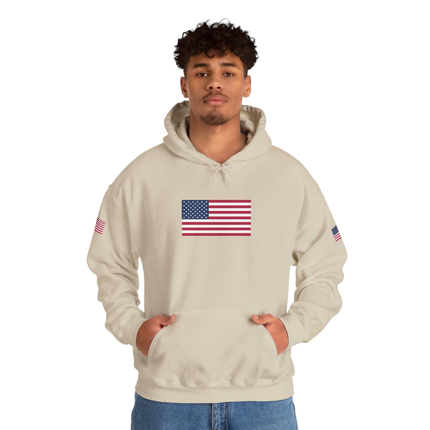 Princess Grace  TEAM USA   American Flag Hoodie Unisex Heavy Blend Sweatshirt