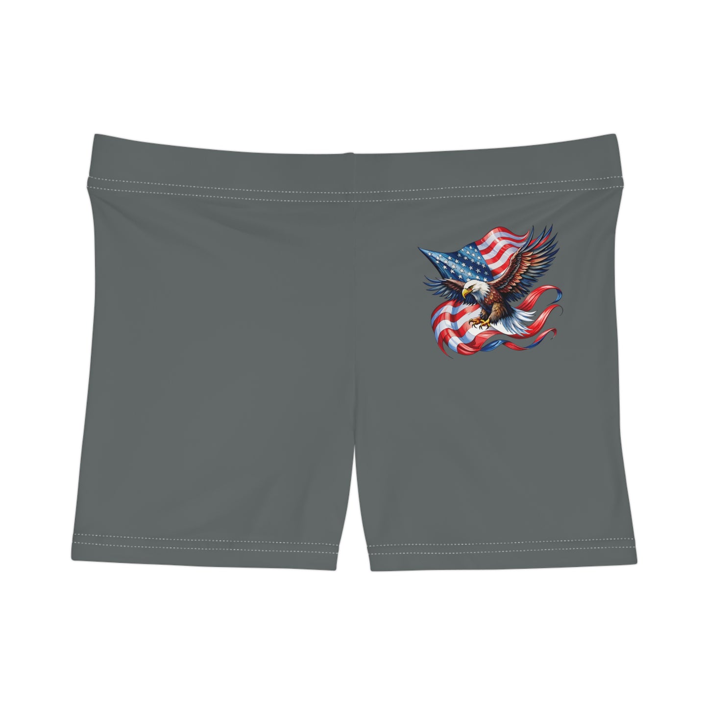 Princess Grace  Patriotic Eagle Women's Shorts Perfect for Summer Celebrations