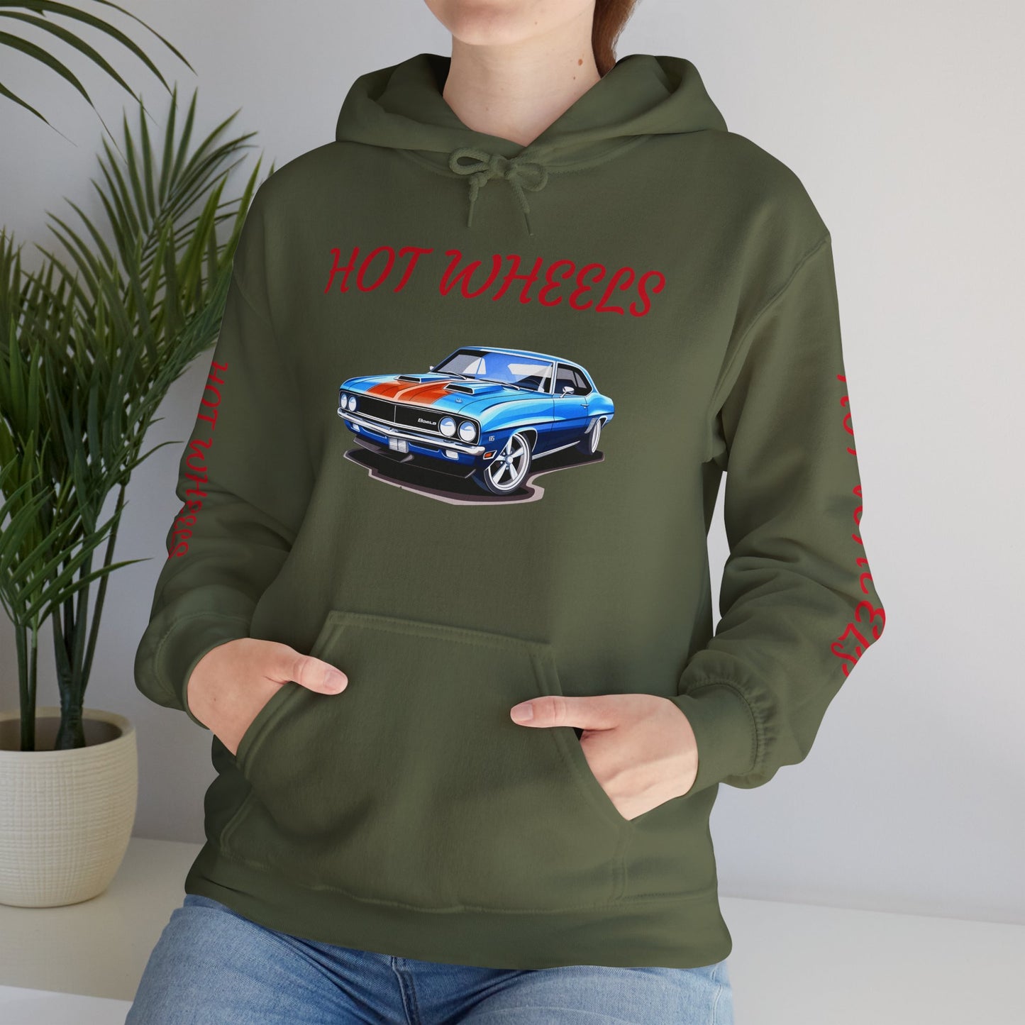 Princess Grace  Hot Wheels Unisex Heavy Blend Hooded Sweatshirt Classic Car Enthusiast Gift