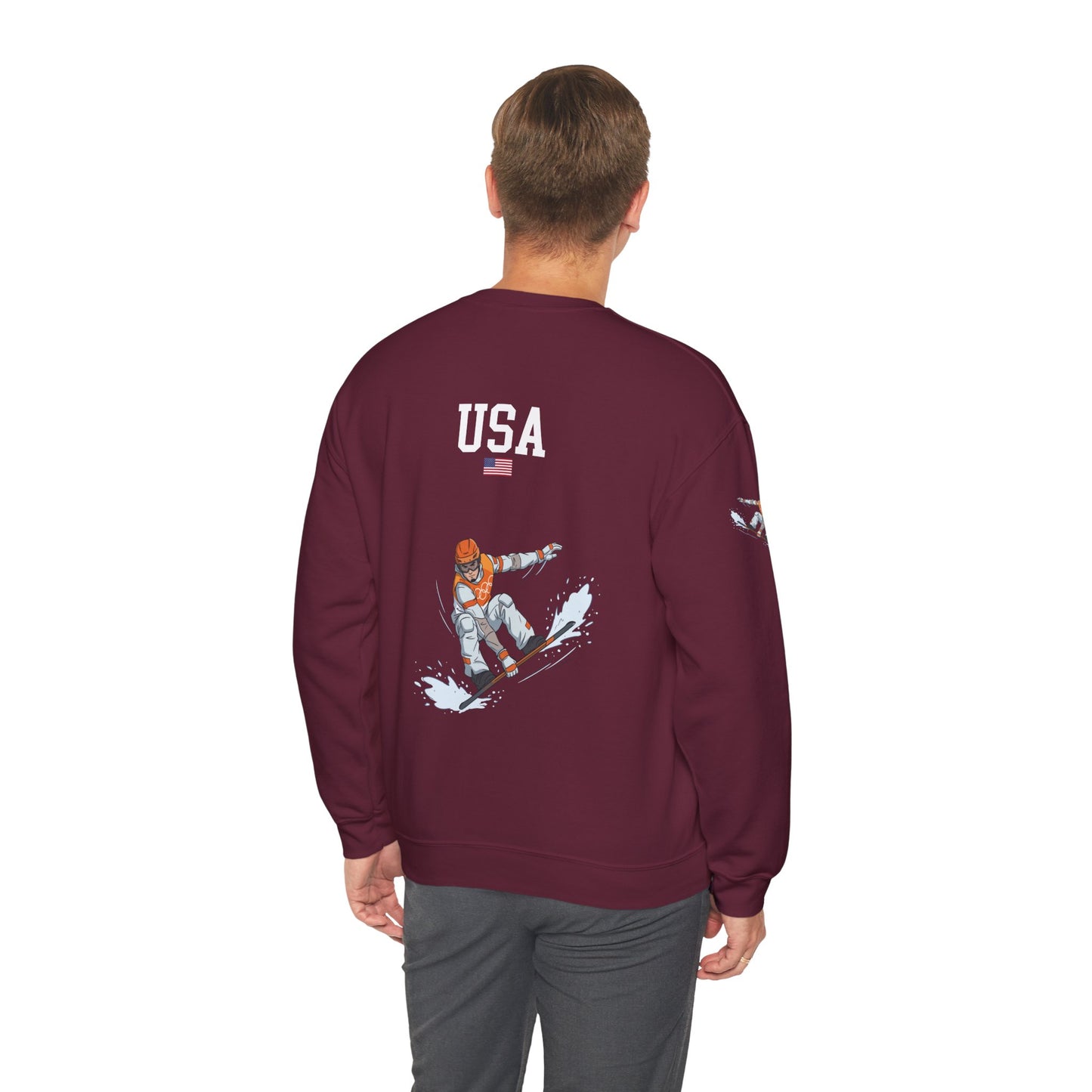 Princess Grace  TEAM USA  Unisex Heavy Blend  Crewneck Sweatshirt