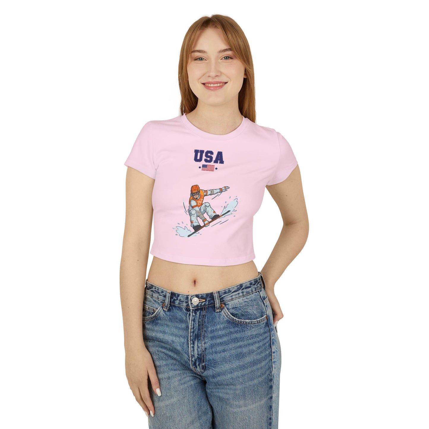 Princess Grace  TEAM USA   Snowboard  Womens  Baby Tee