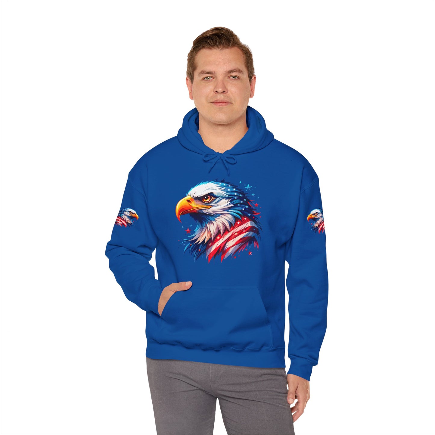 Princess Grace  American  Eagle Unisex Heavy Blend Hooded Sweatshirt