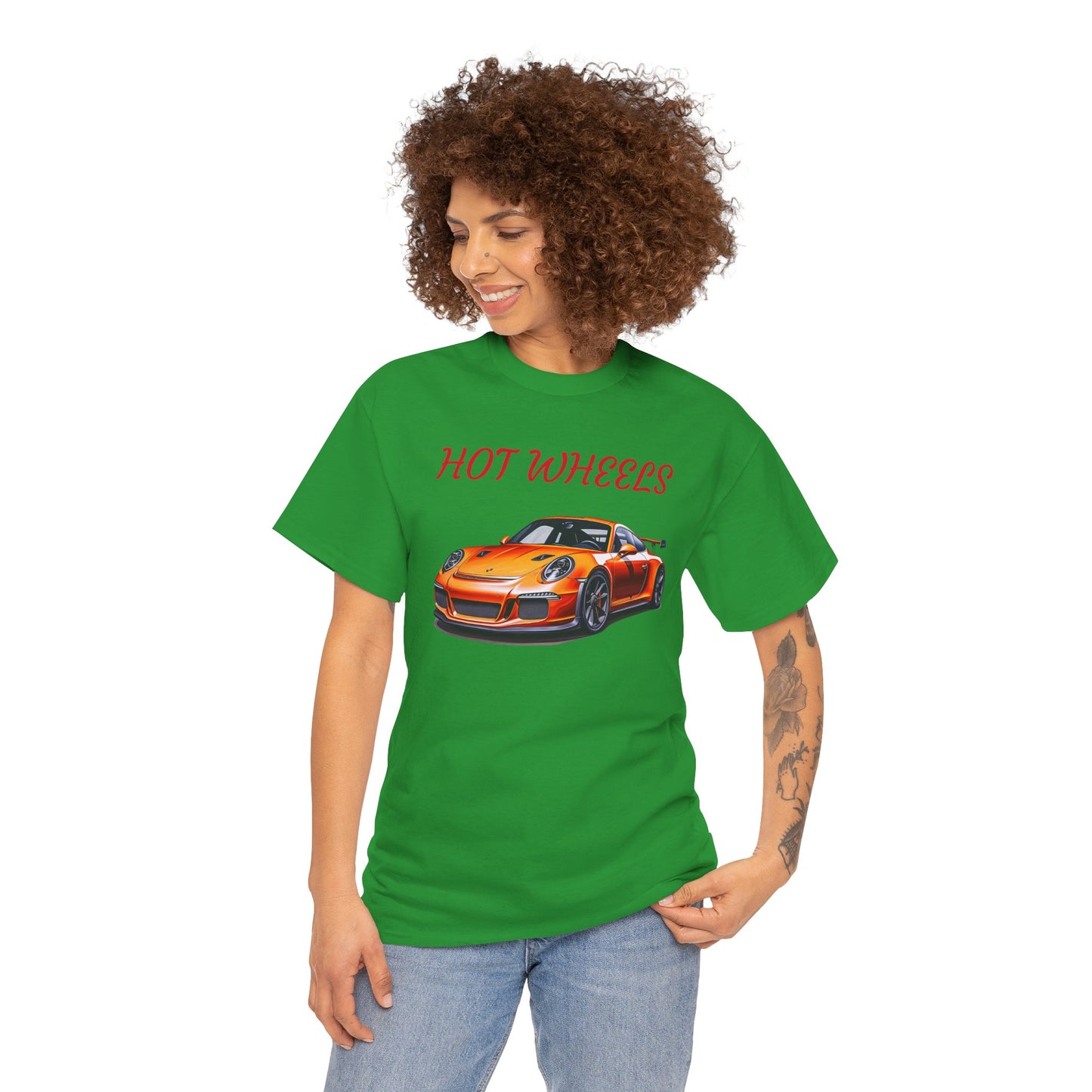 Princess Grace  Hot Wheels Unisex Heavy Cotton Tee Perfect for Car Enthusiasts