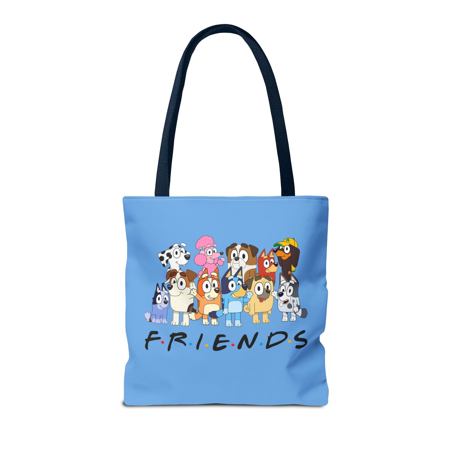 Princess Grace  Bluey Cute Cartoon Friends Tote Bag Perfect for Animal Lovers