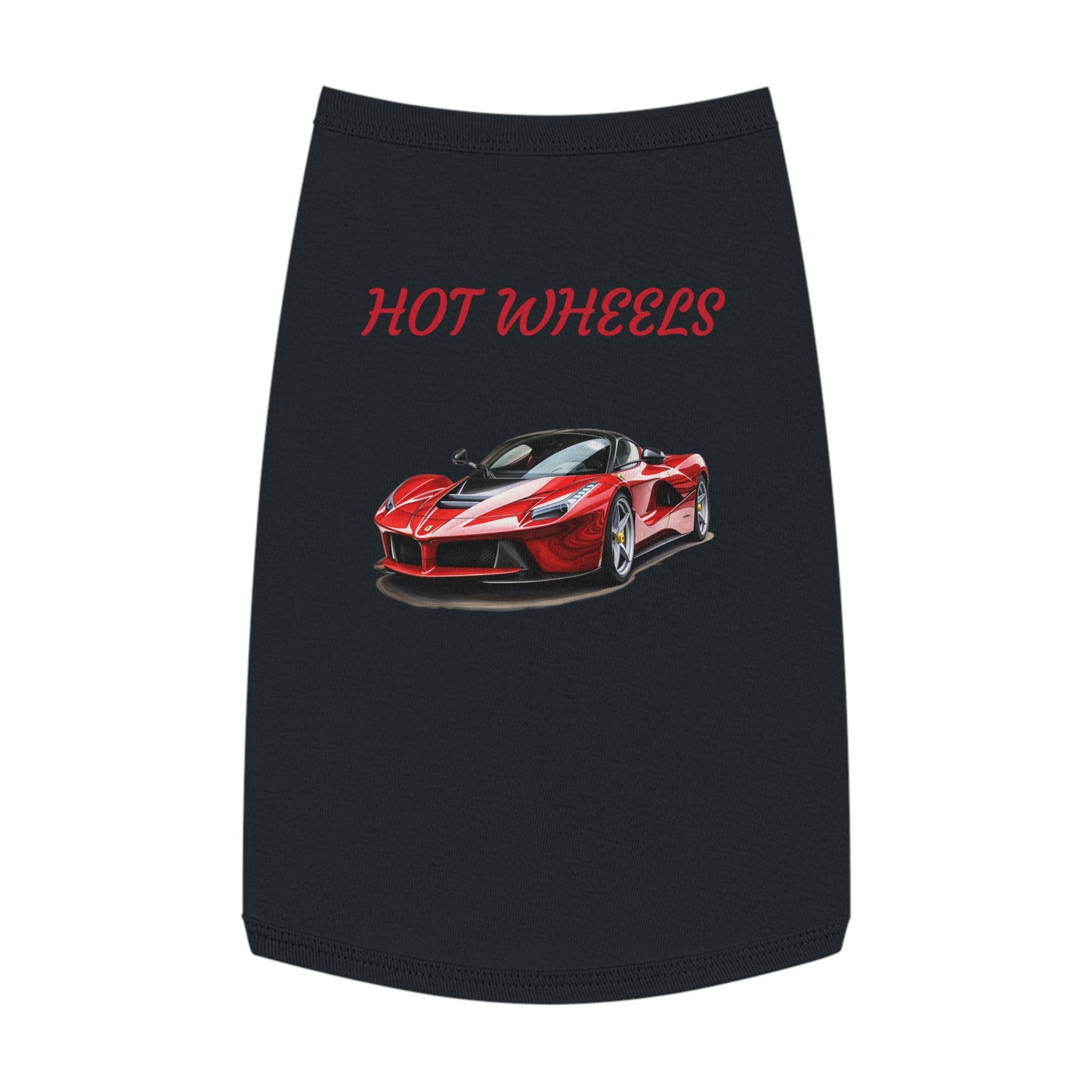 Princess Grace  Cool  Hot Wheels Pet Tank Top for Car Lovers Stylish Dog Apparel