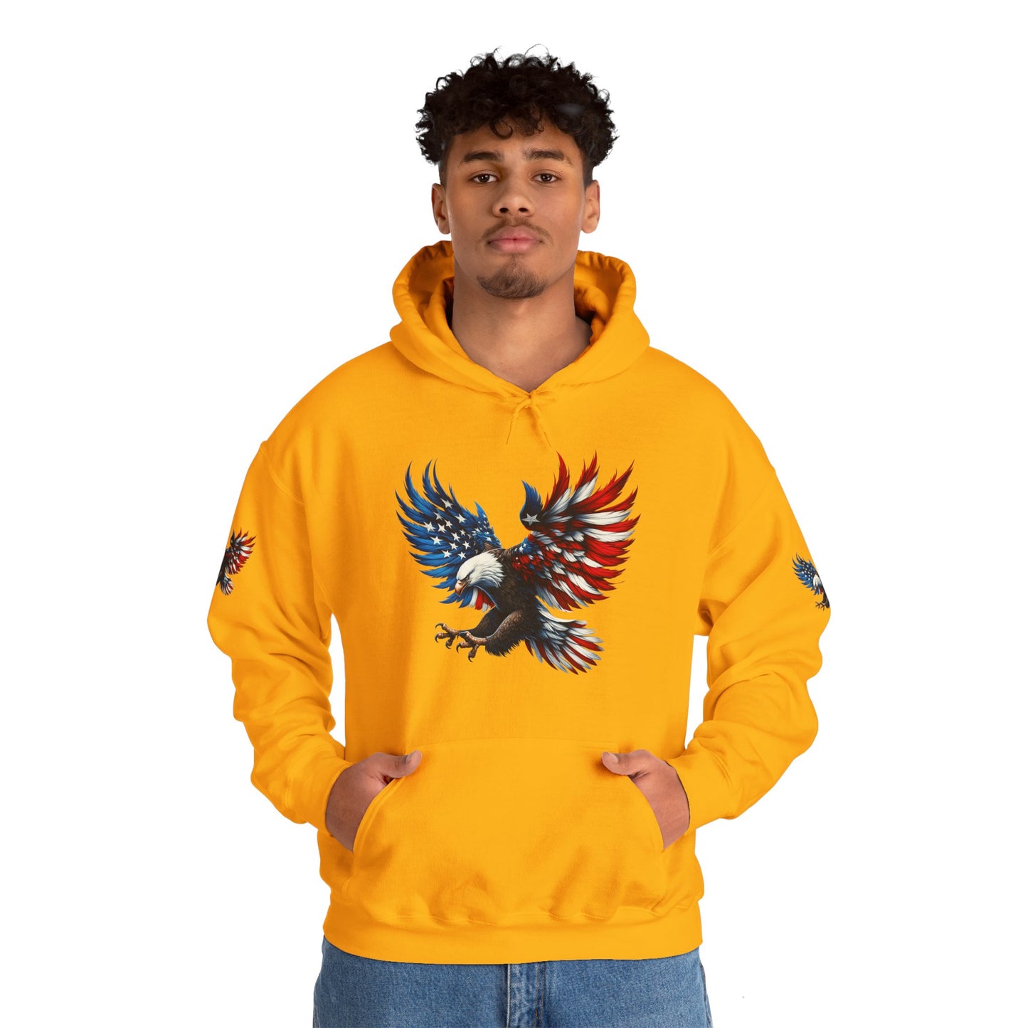 Princess Grace American Eagle Unisex Heavy Blend Hooded Sweatshirt