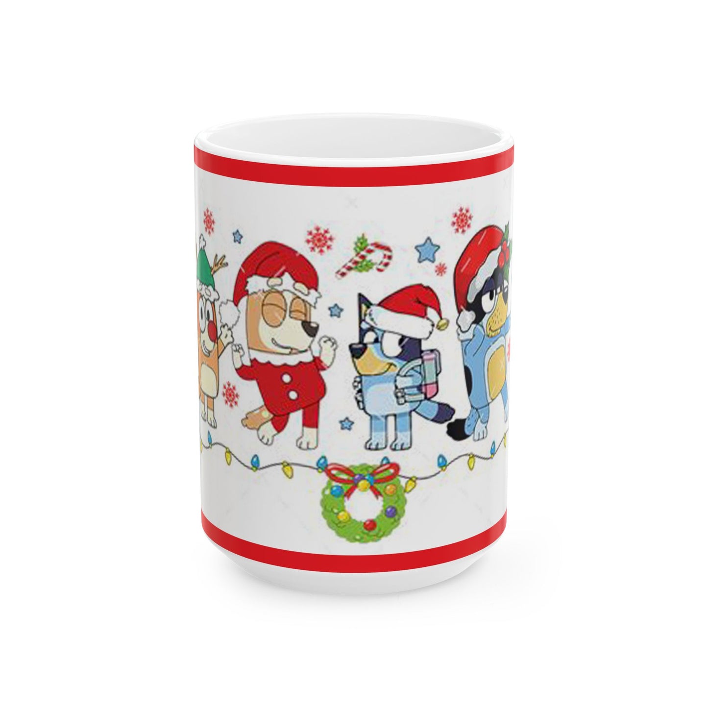 Princess Grace Festive Pet Ceramic Mug  Holiday Dog and Cat Design