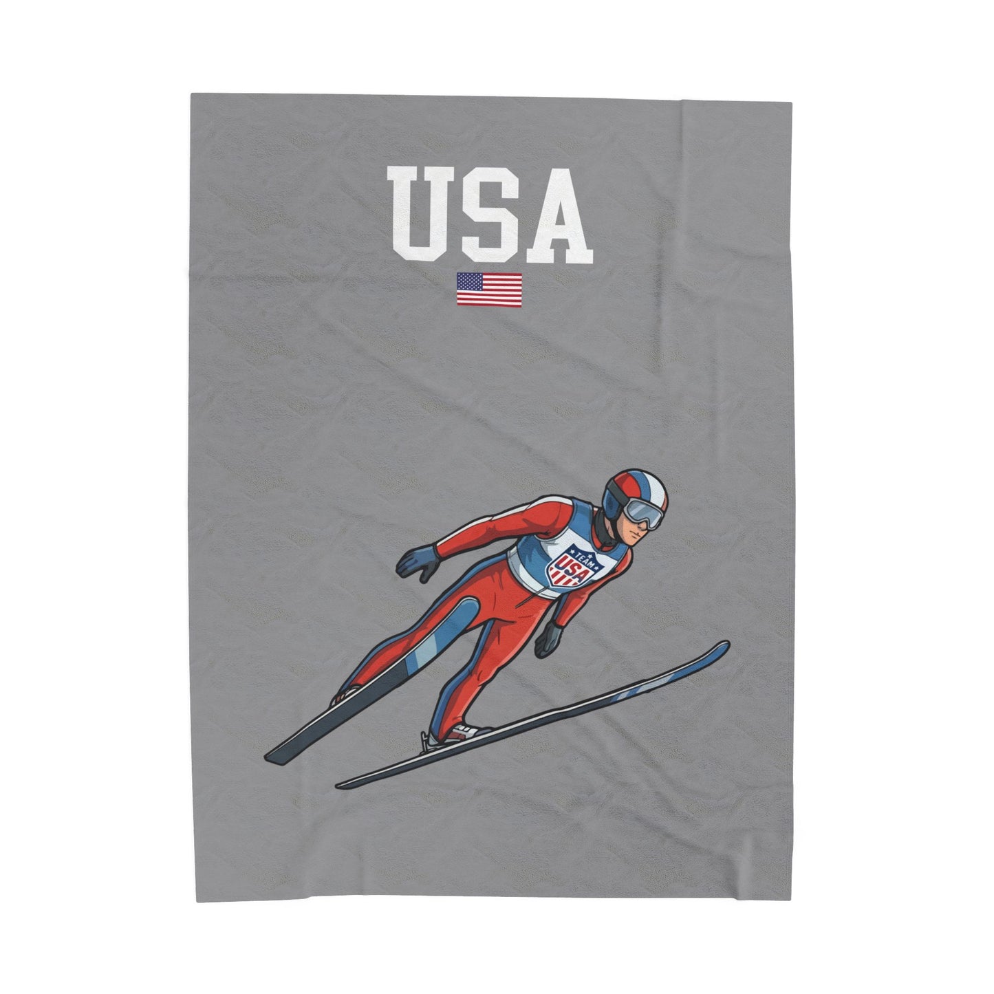Princess Grace  TEAM USA  Velveteen Plush Blanket