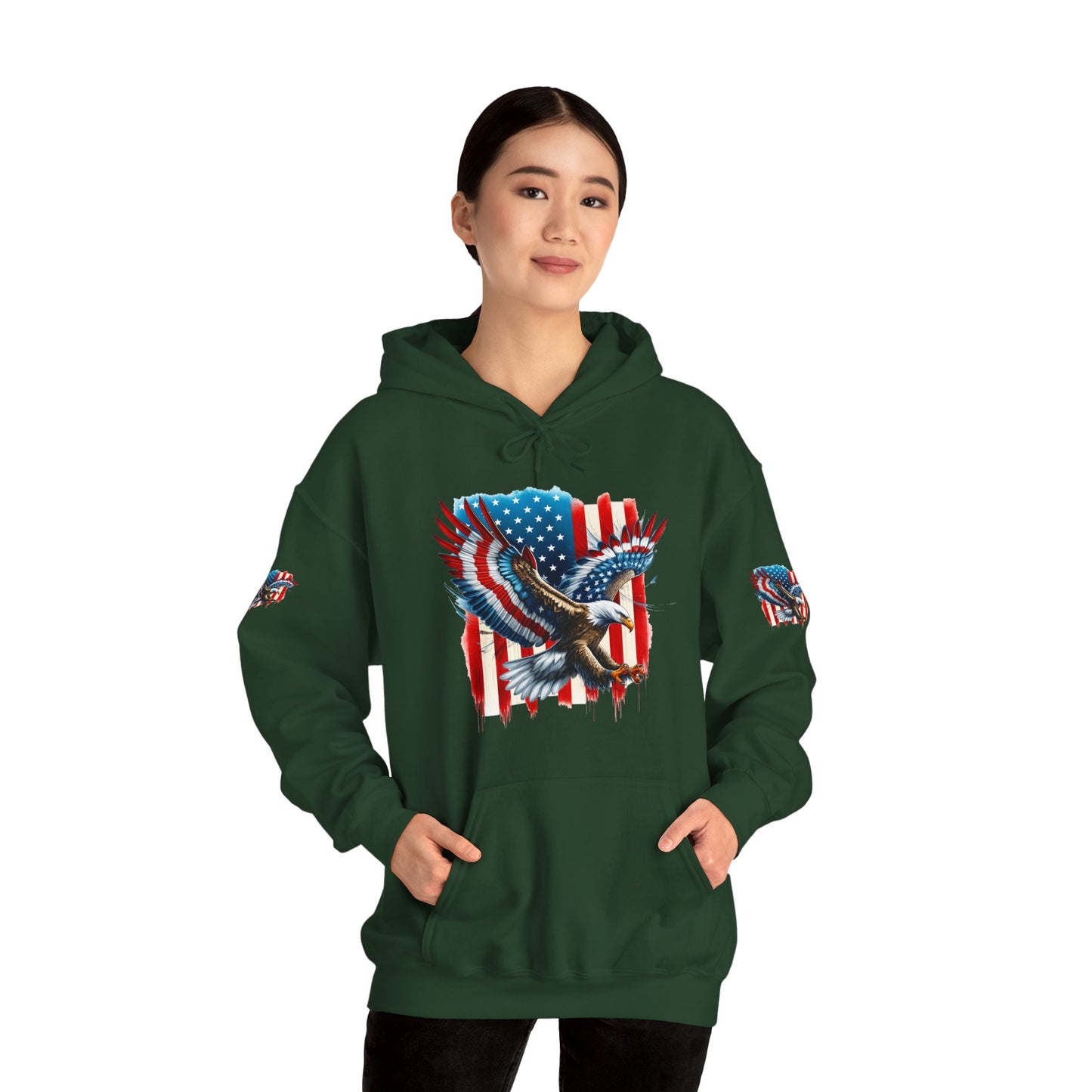 Princess Grace Patriotic Unisex Heavy Blend Hooded Sweatshirt