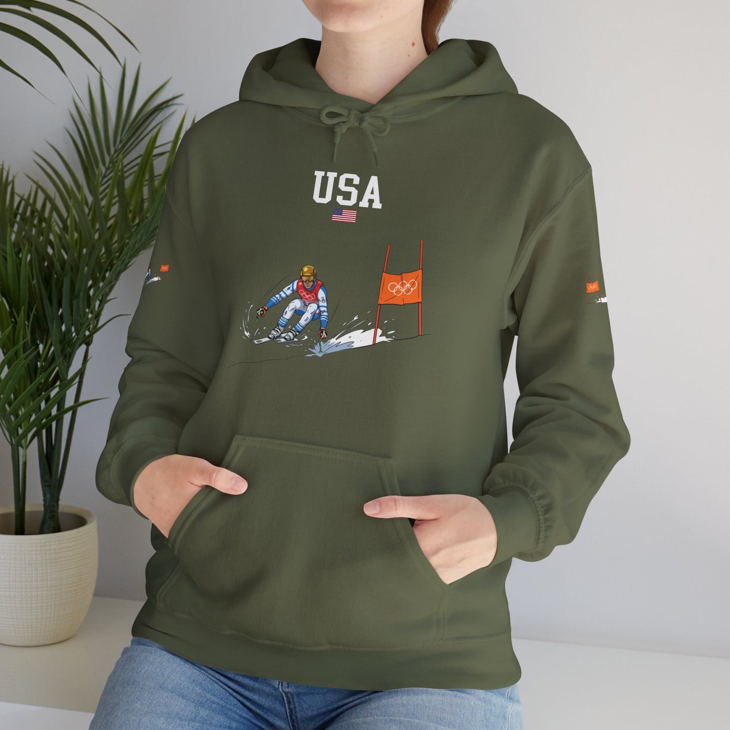 Princess Grace  TEAM USA  Unisex Heavy Blend  Hooded Sweatshirt