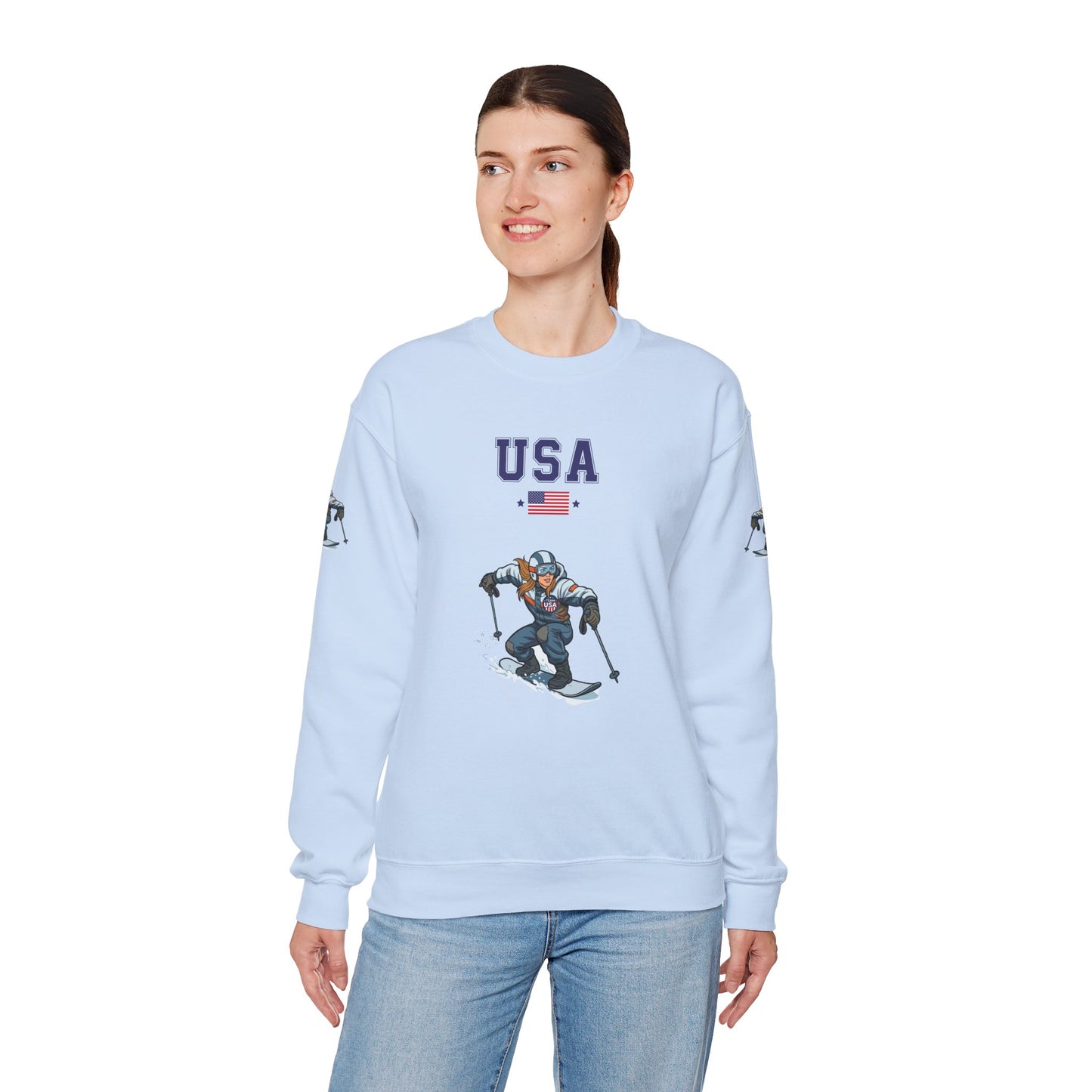 Princess Grace  TEAM USA  Unisex Heavy Blend  Crewneck Sweatshirt